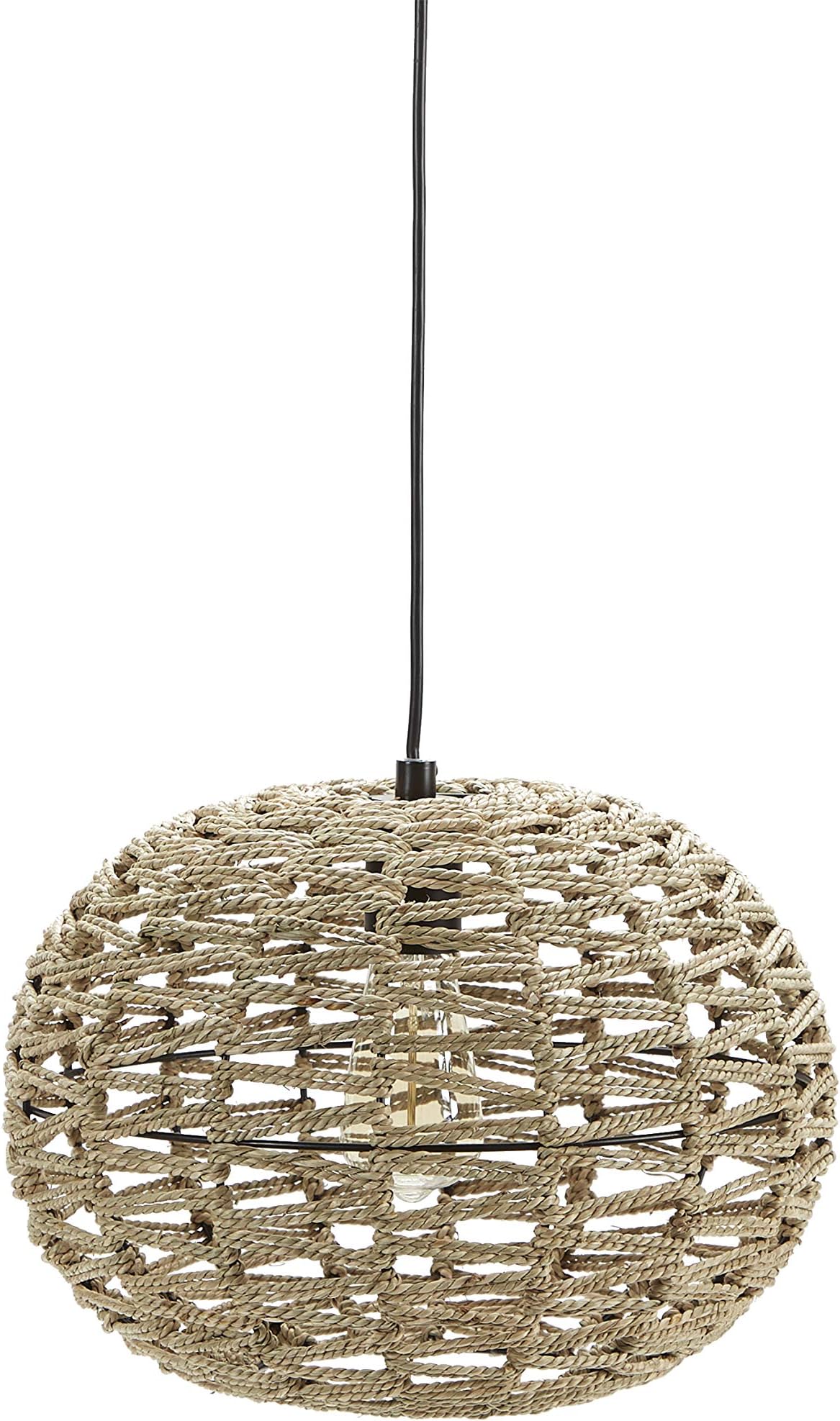 Silverwood Geoffrey Weave Pendant Light, Brown