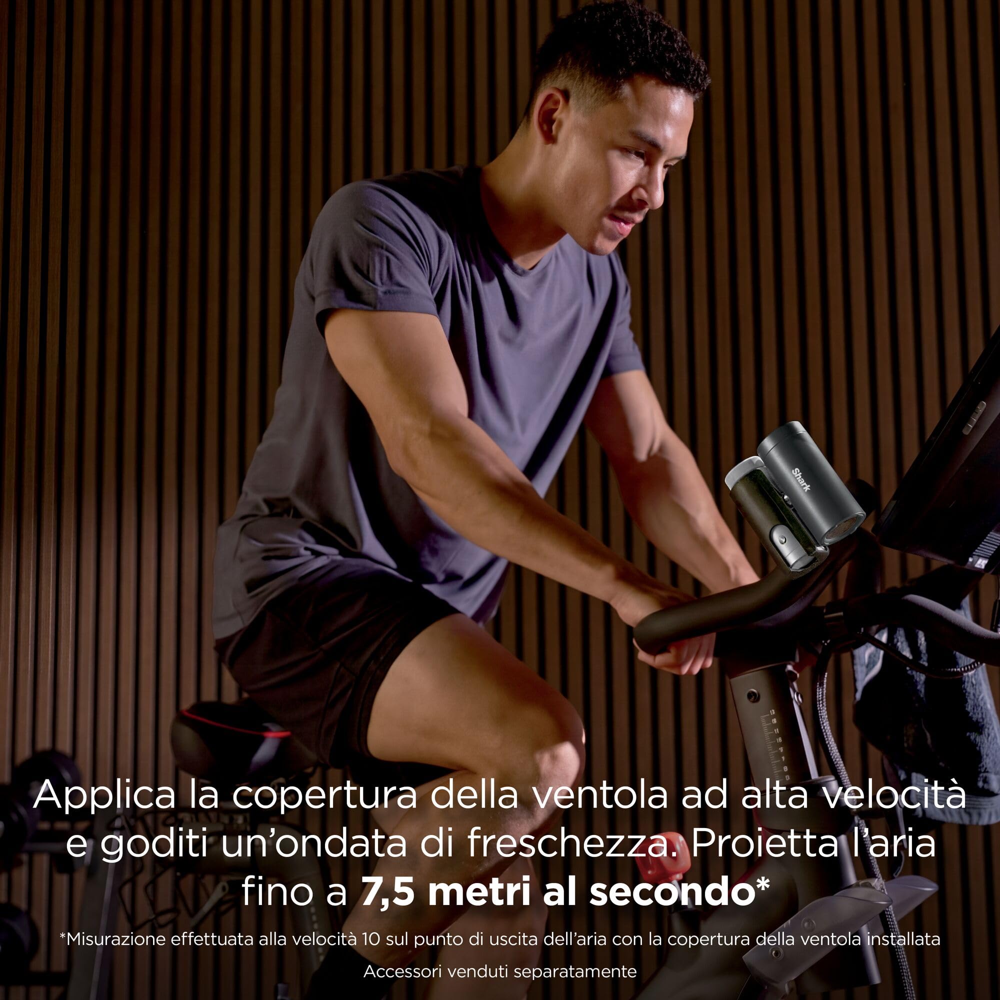 Shark ChillPill 3 in 1 Ventilatore ad alta velocità, nebulizzazione ultra fine e sistema InstaChill, con 3 accessori di raffreddamento, pensato per la mobilità, iced latte FA022EUBR