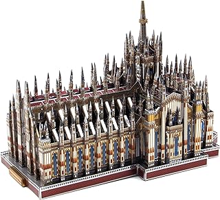 Microworld 3D Metal Puzzle Model Building Kits, Italy Milan Cathedral Architecture Model Building Kit, 3D Puzzles for Adul...