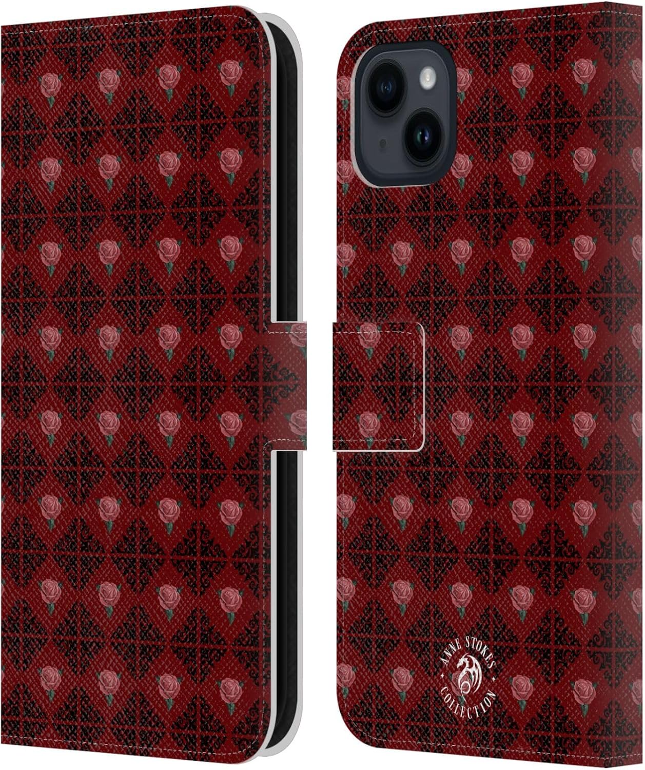 Head Case Designs Officially Licensed Anne Stokes Blood Moon Gothic Leather Wallet Case Compatible with Apple iPhone 7/8 / SE 2020 & 2022
