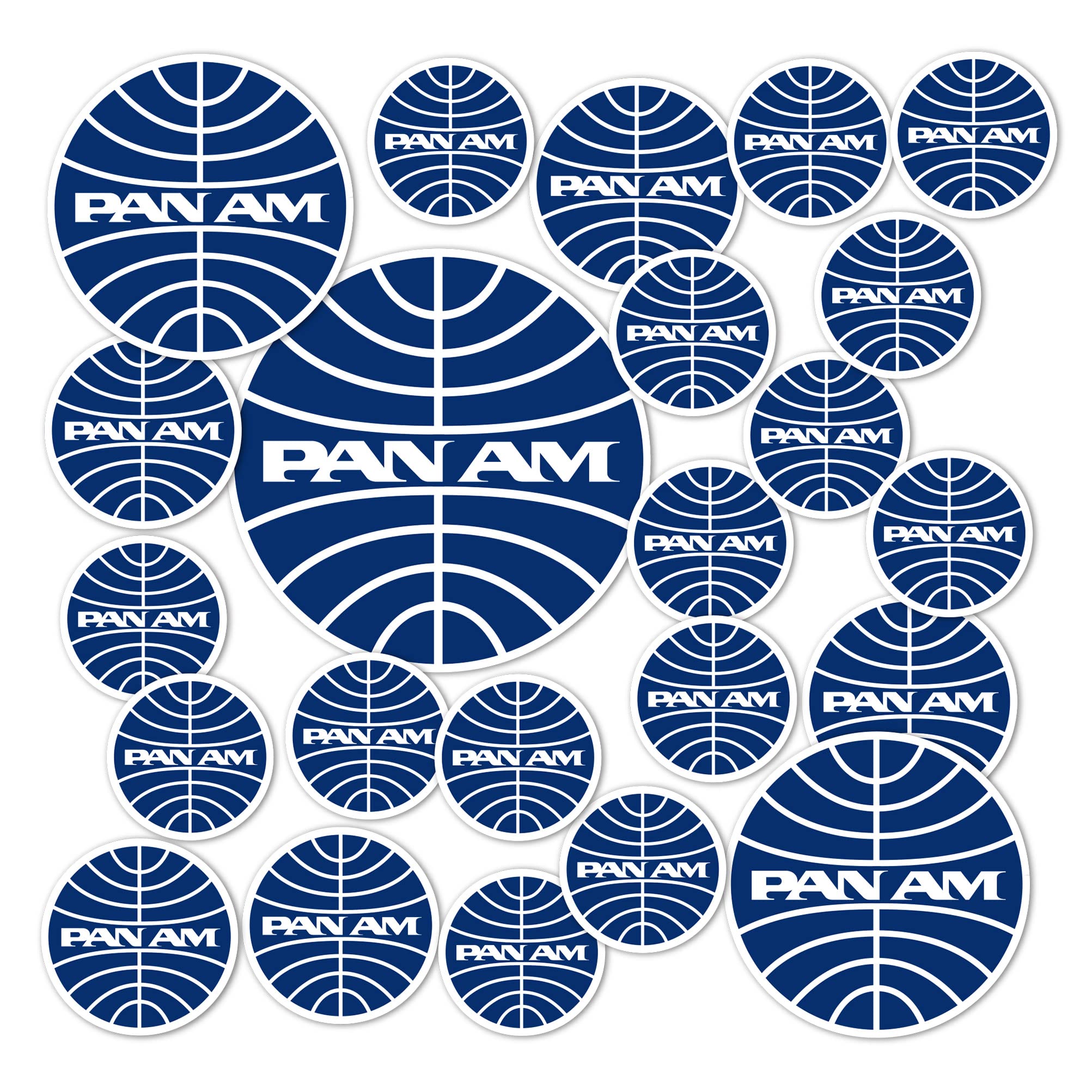Desert Cactus Officially Licensed Pan Am Airlines Logo Sticker | Vinyl Decal For Laptop, Car, Bottle