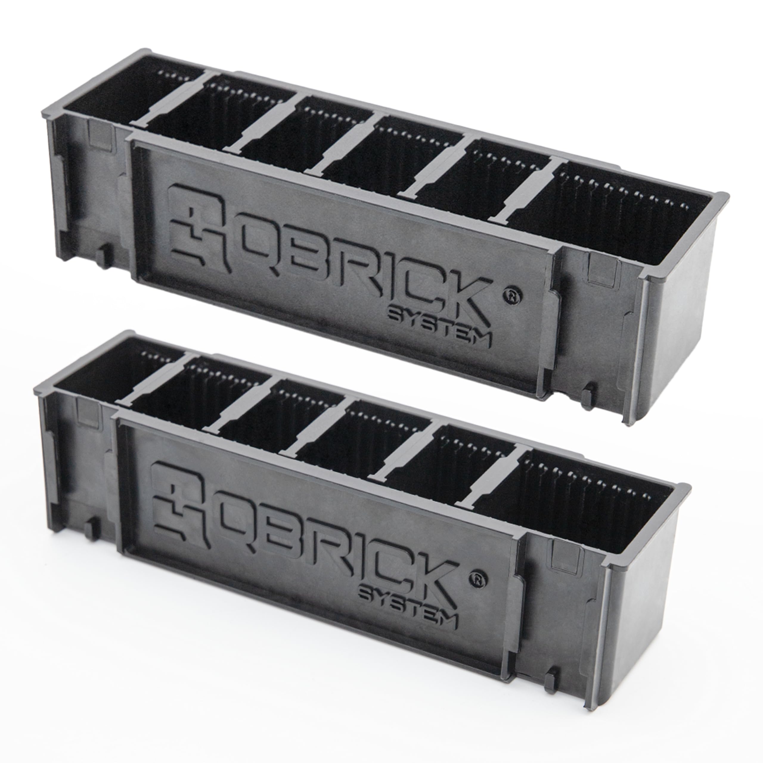 botle Set di 2 supporti per la parete degli attrezzi Qbrick e cassetta degli attrezzi, organizzazione dell'officina, portautensili, robusto e durevole
