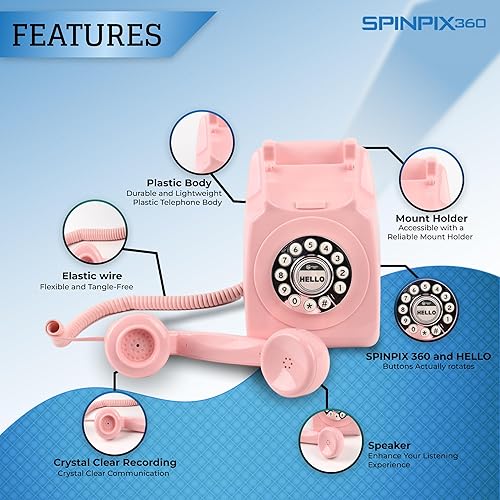 Miniatura 3 de Spinpix360 Libro de invitados de audio para boda, graba mensajes de audio personalizados con libro de visitas, una manera personal y conveniente de