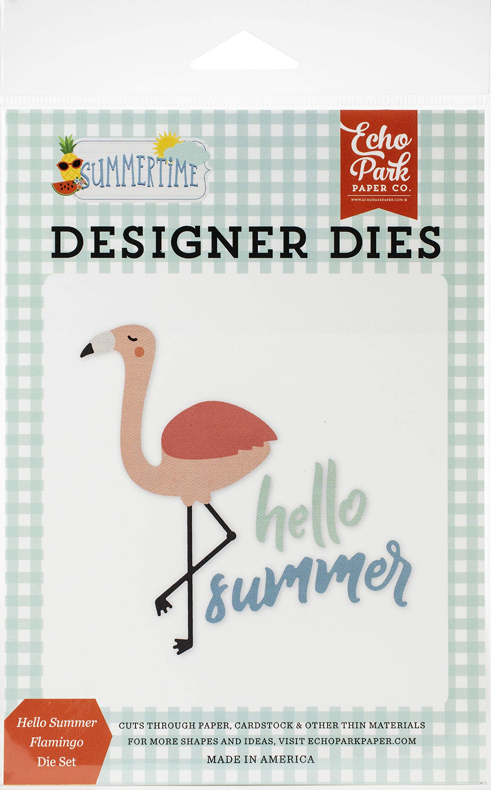 ECHO PARK PAPER COMPANY Dies FLAMIGO, Hello Summer Flamingo, Summertime, One Size