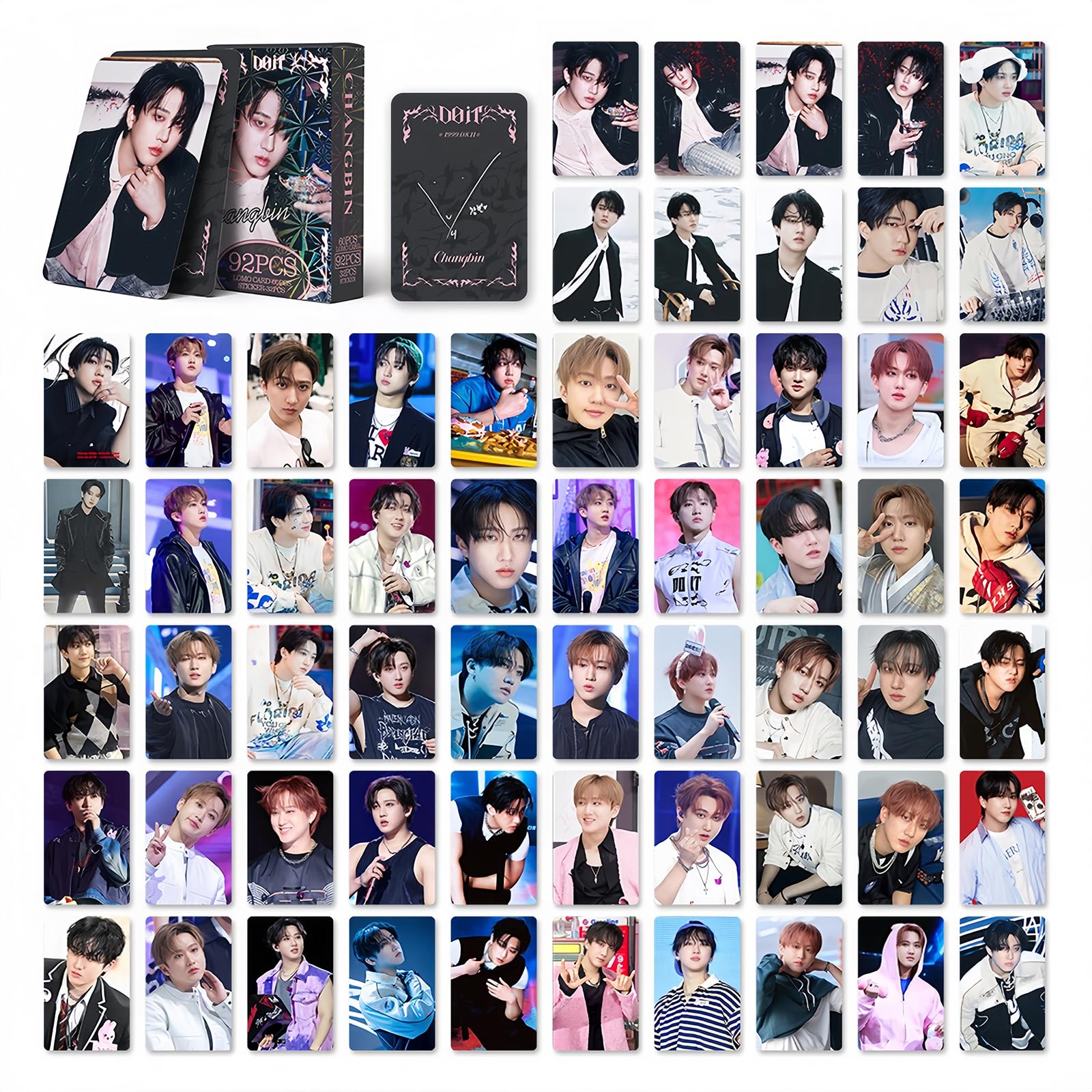 92PCSStray Kids Changbin Photocards DO IT Álbum CHANGBIN Cartões