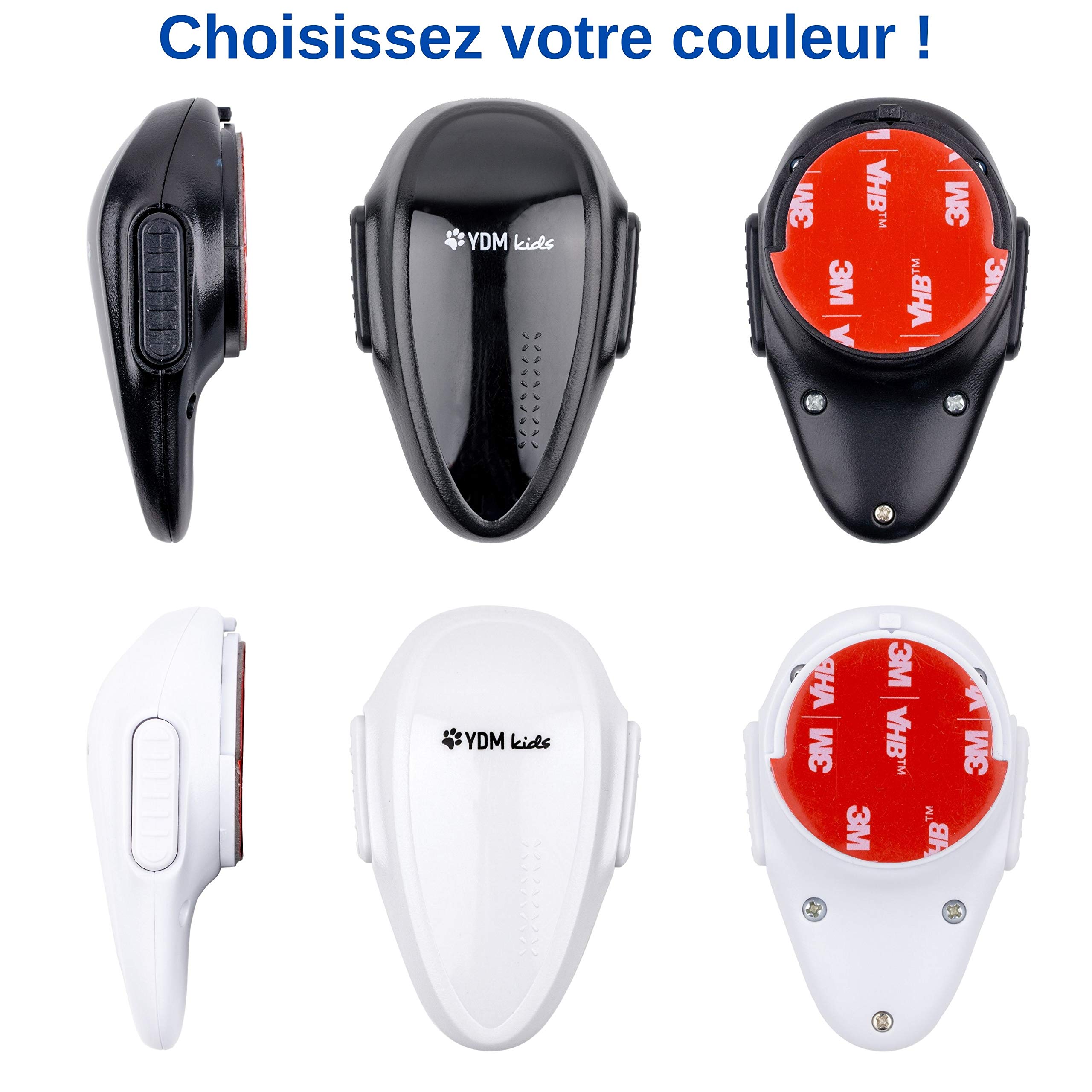 Verrous de Sécurité pour le Four, 2 pièces, Noire, Sécurité des Enfants dans la Cuisine, Verrous adhésifs résistants à la Chaleur, Bloque Four pour Enfants, Bébé, pour le Lave-linge et le Micro-ondes