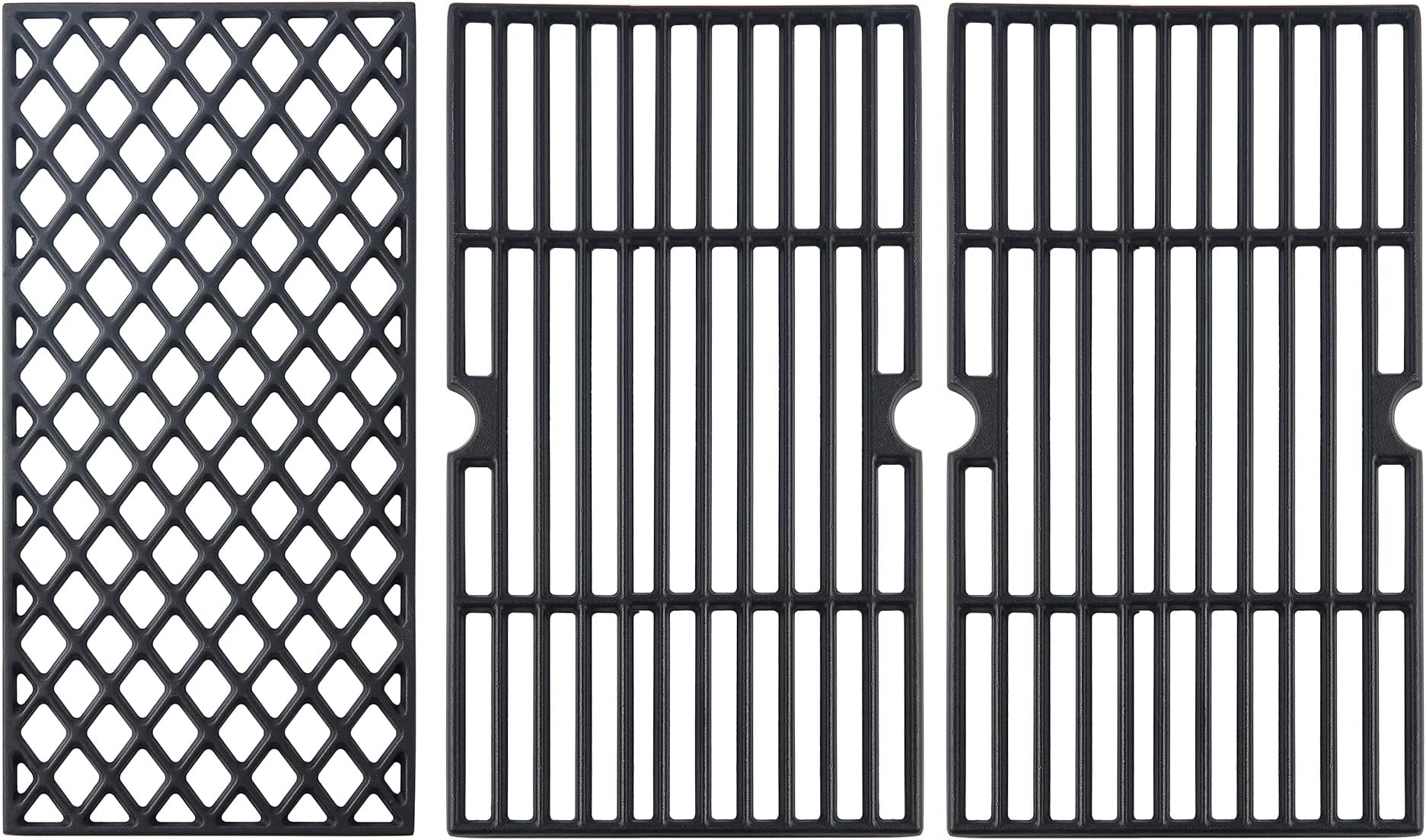 Uniflasy Cast Iron Cooking Grates for DynaGlo DGH373CRPD