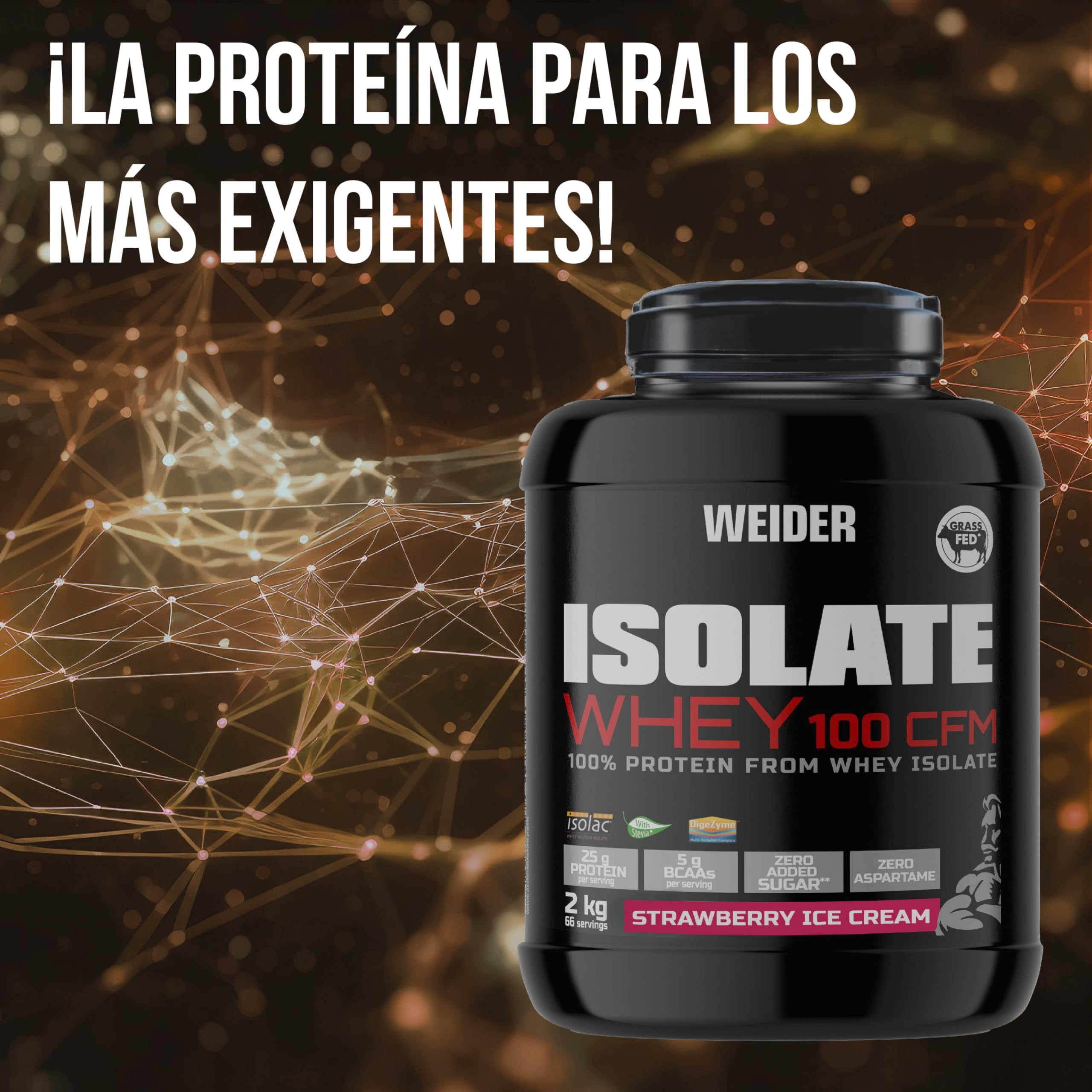 Weider Isolate Whey 100 CFM - 2 Kg Strawberry Ice Cream