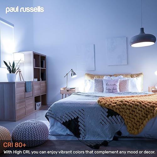 Miniatura 6 de Bombilla LED A19 equivalente a 40 W, luz blanca diurna de 5000 K, 450 lúmenes, bombillas LED GLS estándar regulables de 5.5 vatios, certificación