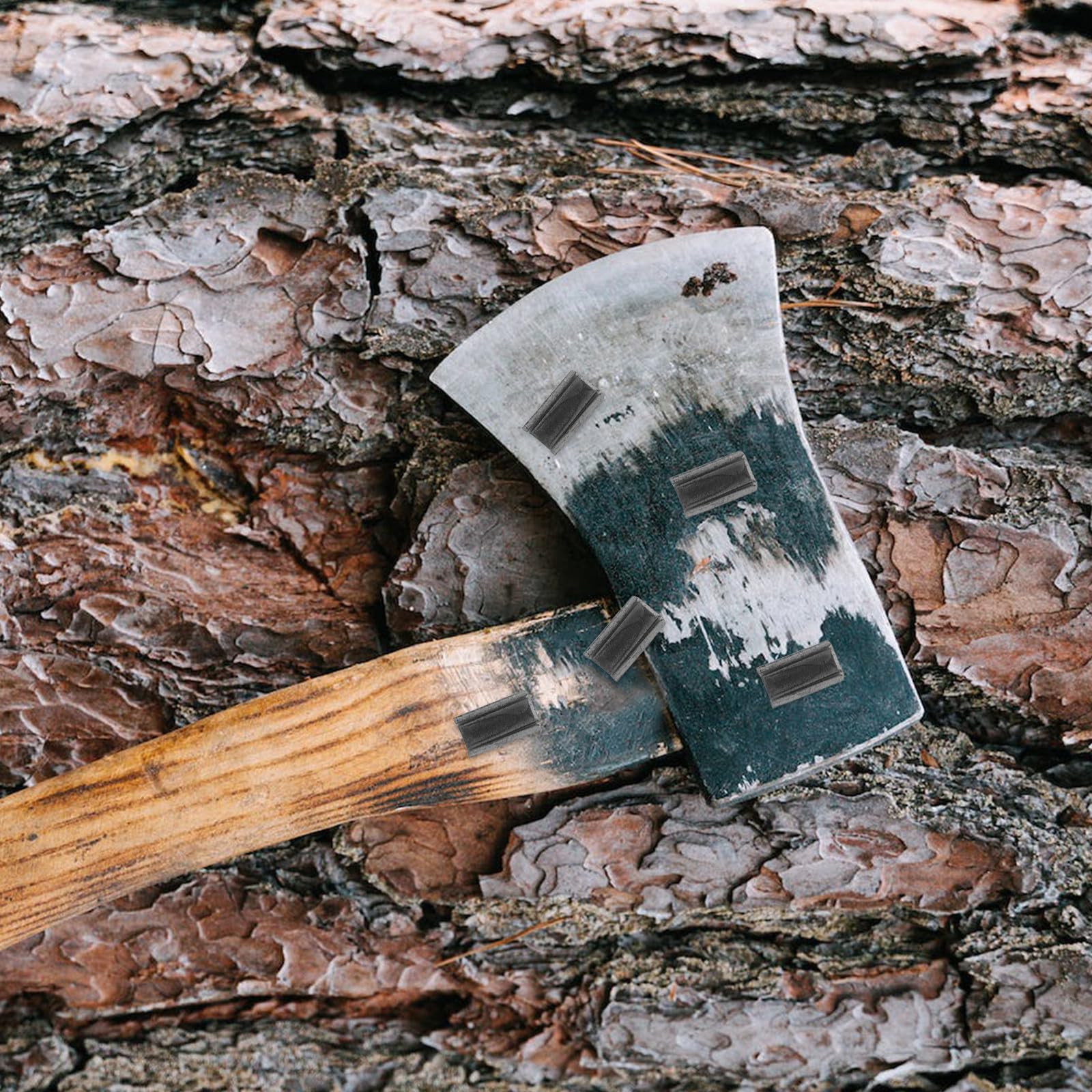 Hohopeti 10 Pezzi Clip in Ferro per Attrezzi da Giardino, Fermo Sicuro per Manici e Martello, Accessorio Versatile per Giardinaggio in Cortile