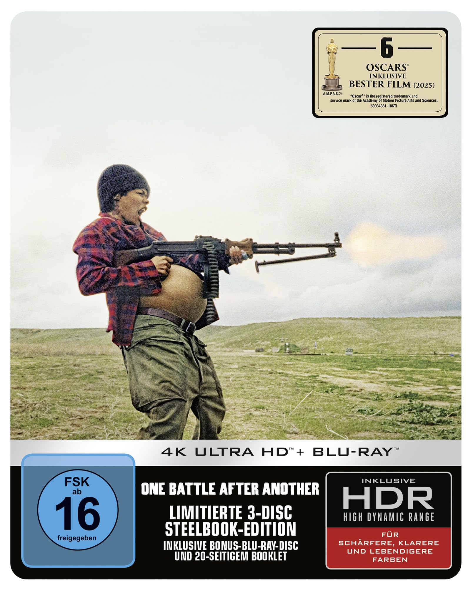 One Battle After Another - Limited Edition - Steelbook (4K Ultra HD) (+ Blu-ray) [Édition Limitée]