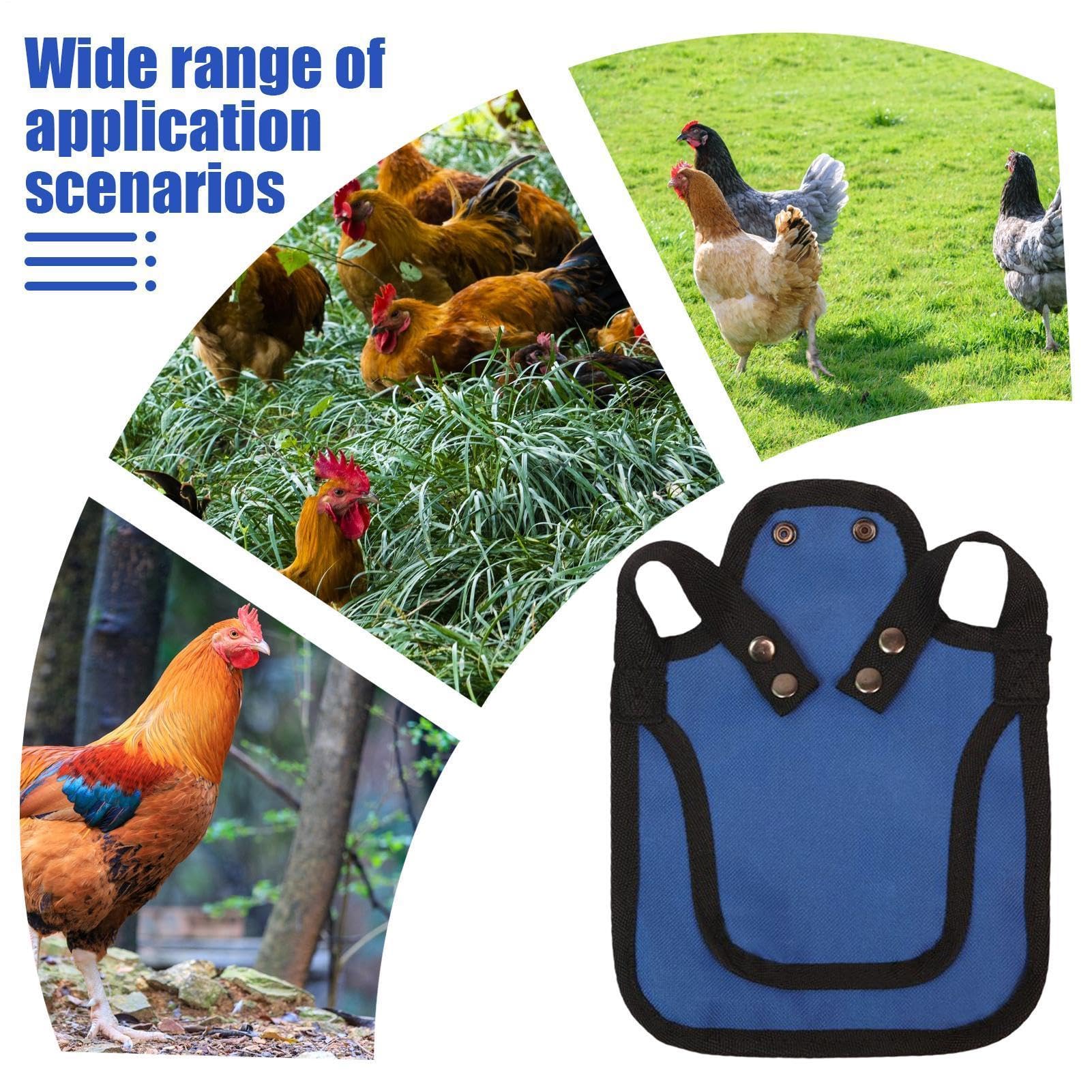 Suéter de silla de montar para gallina - Delantal de protección de aves | Ropa ajustable y cómoda para aves de corral, tela suave y transpirable, escudo antipeck, ropa de seguridad para palomas, galli — view 4