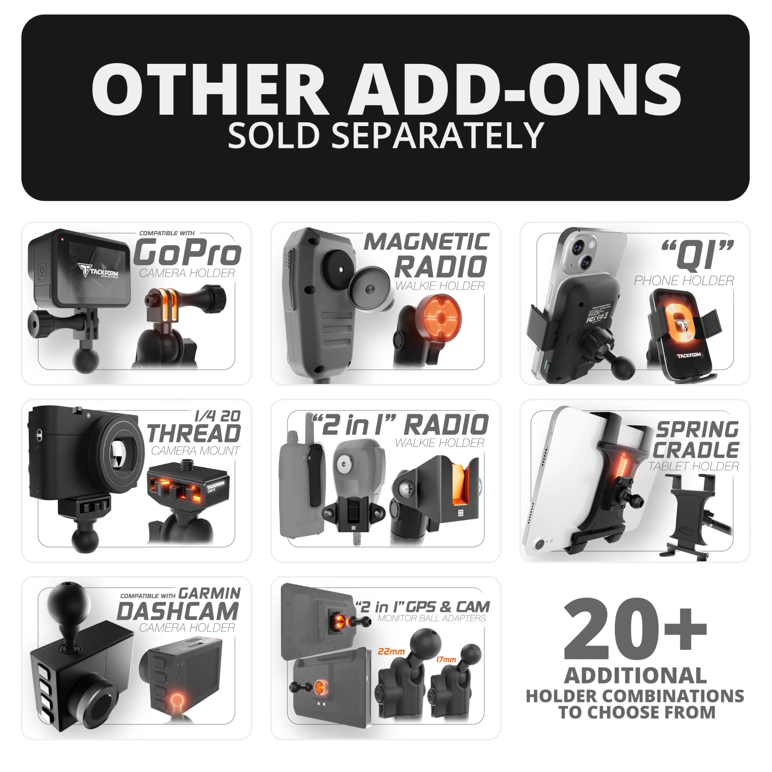 Tackform Soporte magnético de Metal para teléfono, Compatible con MagSafe, Jeep Wrangler JL, 4xe, y Gladiator JT 2024-2025, Brazo de Fibra de Carbono, Compatible con iPhone, Galaxy, más, Color Negro
