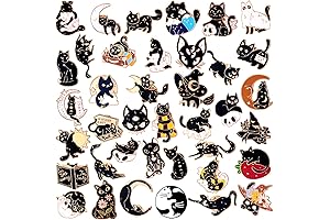 Giegxin 40 Pcs Black Cat Enamel Pins Bulk: The Essential Gothic Accessory for Cat Lovers