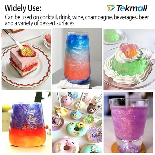 Miniatura 3 de Purpurina comestible, purpurina para bebidas, polvo de brillo comestible, adornos comestibles para bebidas, polvo brillante para bebidas, vino,