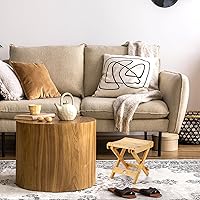 Vista 2 de Lawei Taburete plegable de bambú – Taburete de ducha de bambú de 12 pulgadas de altura, sillas de asiento de spa para ducha, afeitado de piernas