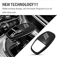 Vista 2 de Pomo de la palanca de cambios para Dodge Charger Accesorios 2015-2023 Challenger 2015-2023 2024 Durango 2016-2025 ABS Interior Inserción Decoración