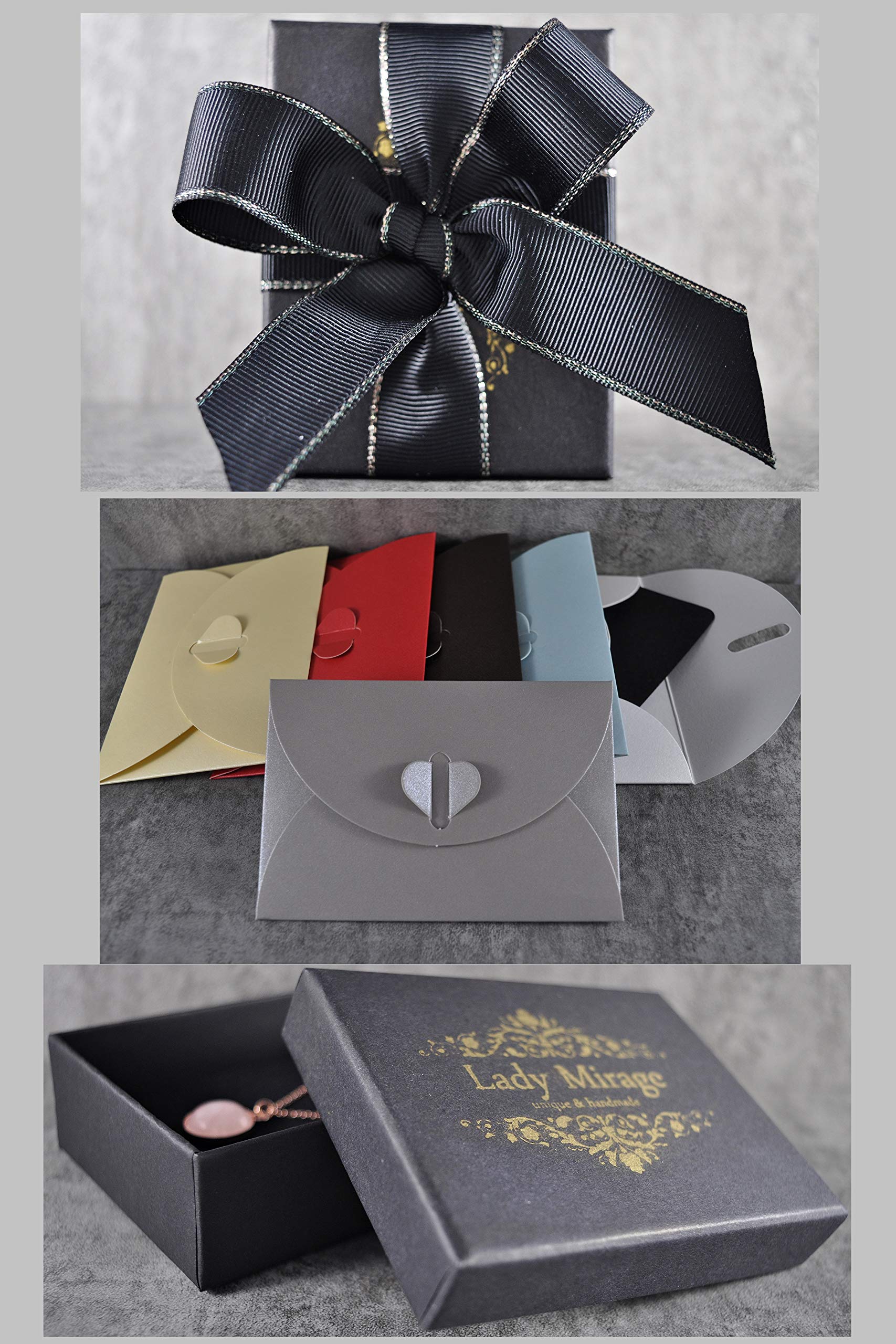 Set de regalo con flores reales - Plata de ley 925 - Set de joyas - Caja de regalo - Día de la madre - Día de San Valentín - Regalo para Ella - Regalo de joyería - handmade - Navidad - Cumpleaños
