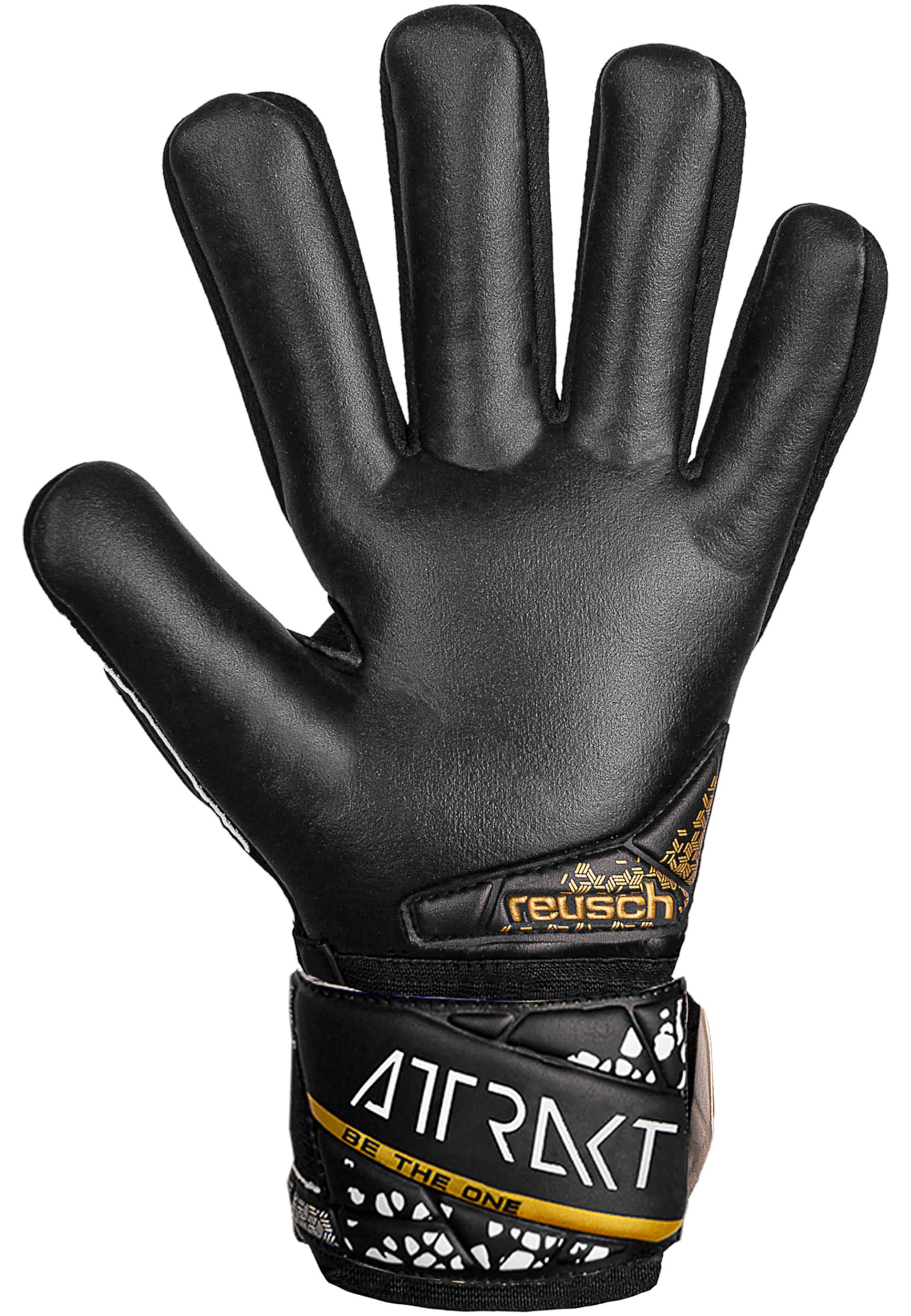 Reusch Attrakt Silver NC Finger Support Junior dziecięce rękawice bramkarskie z ochroną palców z ochroną palców, 6
