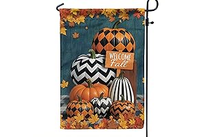 V VIBEPY Fall Garden Flags 12 x 18