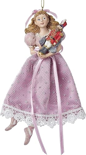 Clara Holding Cascanueces Adorno de Navidad Cascanueces Suite Decoración de Ballet