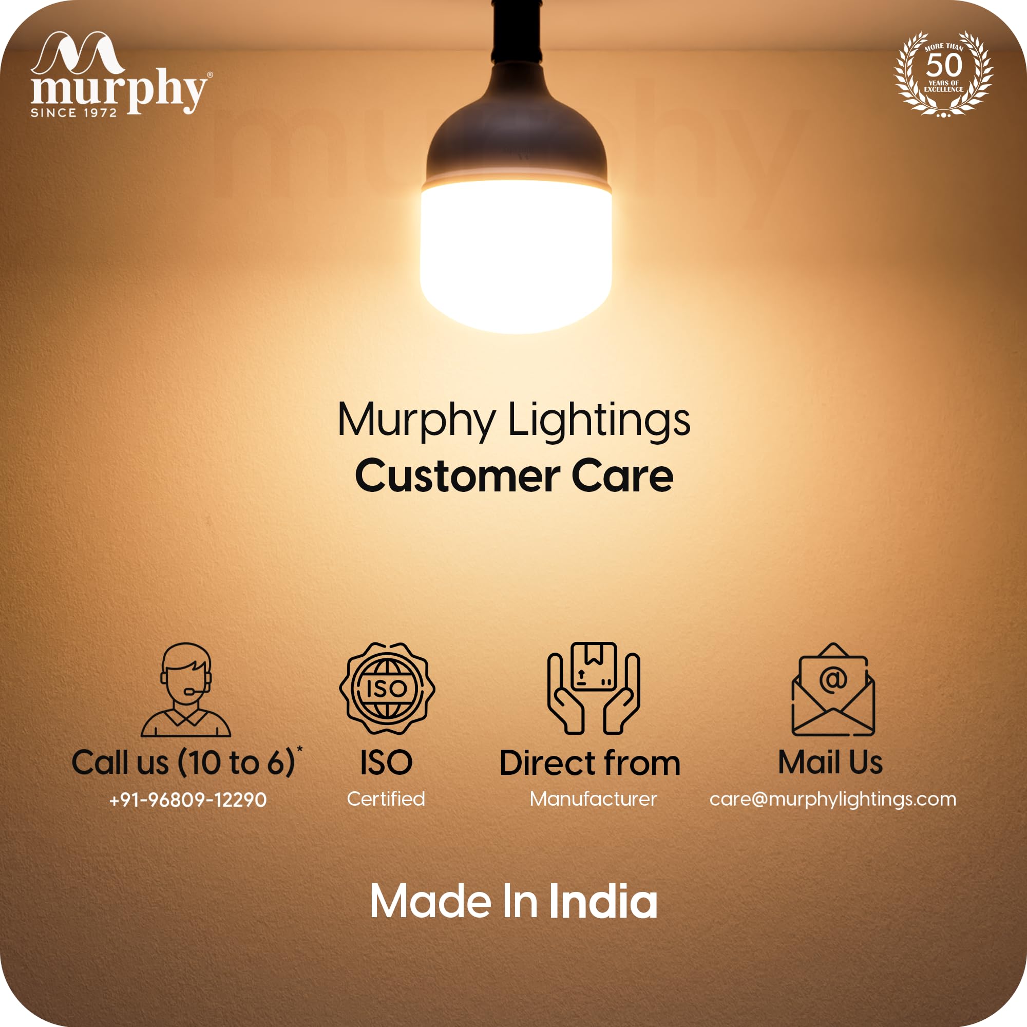 Murphy 30W LED Bulb - Warm White -6