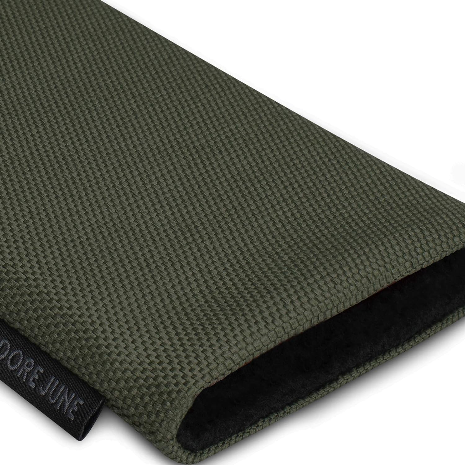 Classic Recycled Olive Green Mobile Phone Case Compatible with Galaxy Z Fold 6 2024 / Fold 5 / Fold 4 / Fold 3 / Fold 2, Modern Sustainable R-PES Fabrics, Made in Europe