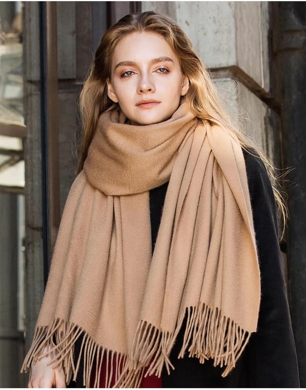 Mordarli Scarf for Women Pashmina Shawls Wraps for Evening Dress Wedding Bridal Soft Warm Scarves Gifts - Image 4