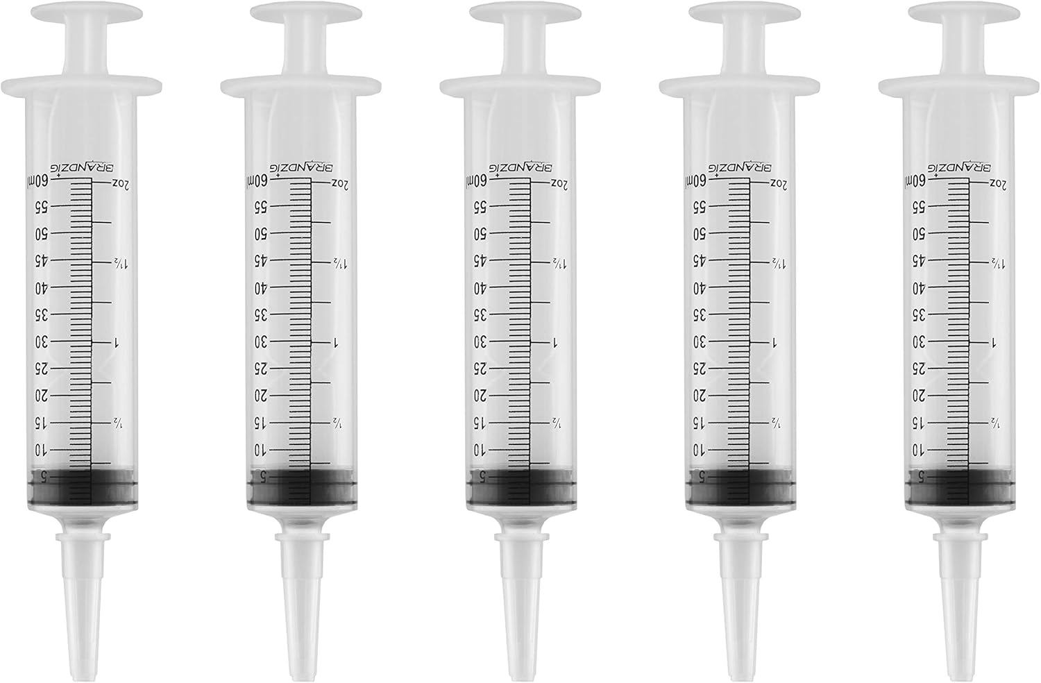 Amazon.co.jp 60ml Catheter Tip Syringe with Cover 5 Pieces by Brandzig