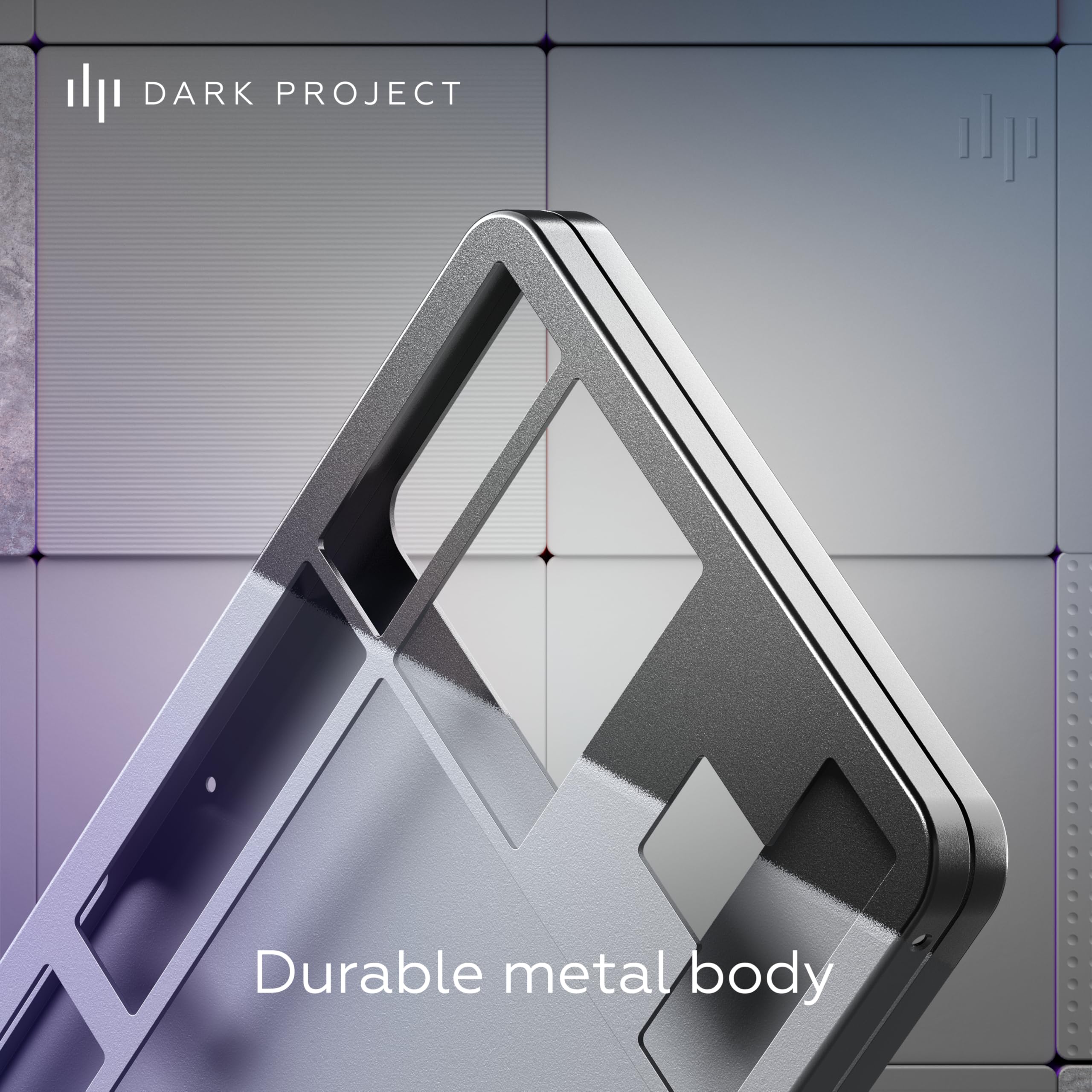 Dark Project ALU87B CELESTIAL Tastiera Meccanica Gaming - Alluminio, Hot-Swap, Interruttori Silenziosi G3MS Voidstone, ISO Multi-lingua (Italiano)