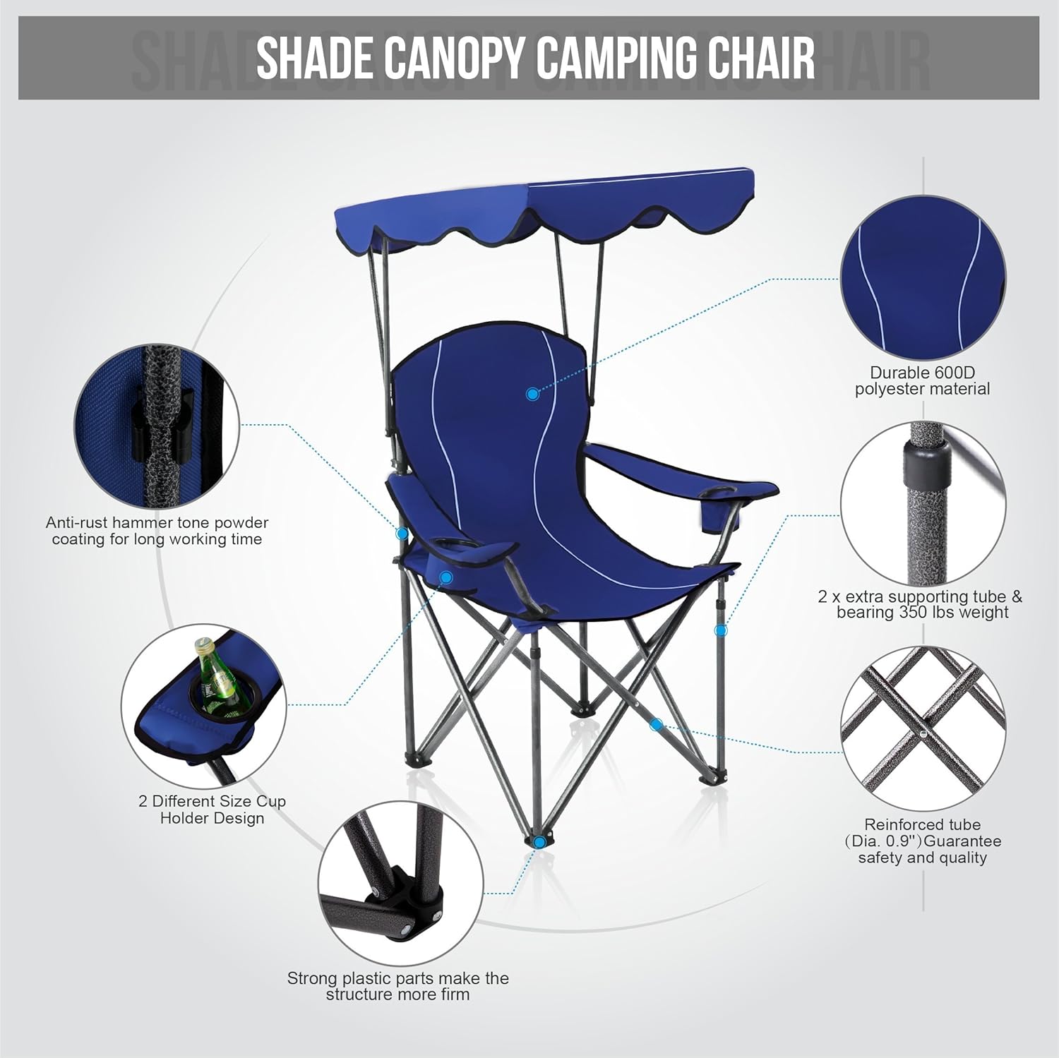 Buy Alpha Camp Camp Chairs With Shade Canopy Chair Folding Camping Recliner Support 350 Lbs Online In Indonesia B0759jpggz Buy Alpha Camp Camp Chairs With Shade Canopy Chair Folding Camping Recliner Support 350 Lbs Online In Indonesia B0759jpggz