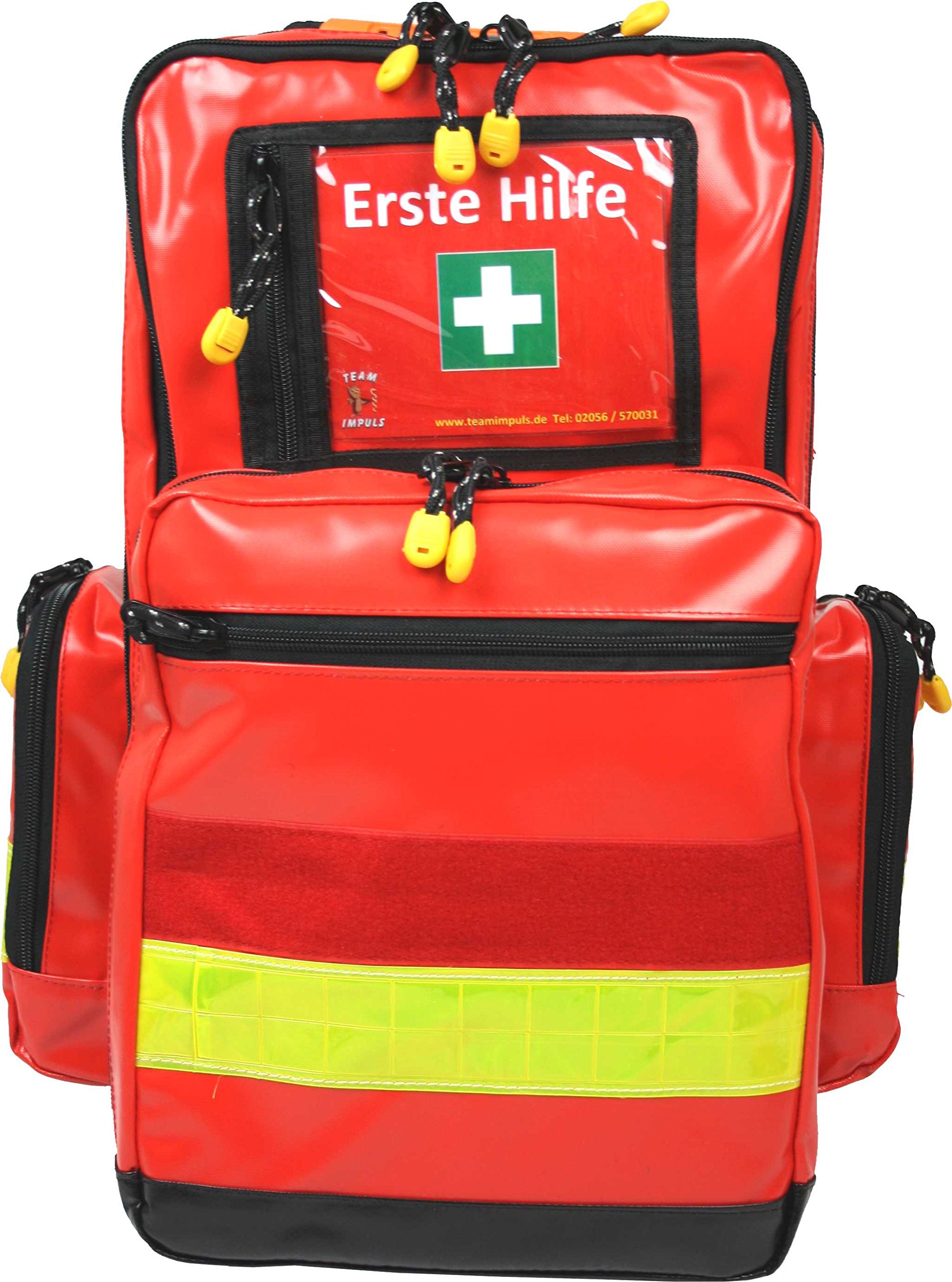 Team Impuls Erste Hilfe Notfallrucksack für Jugendgruppen & Zeltlager - Rote Plane - mit Komplettausstattung