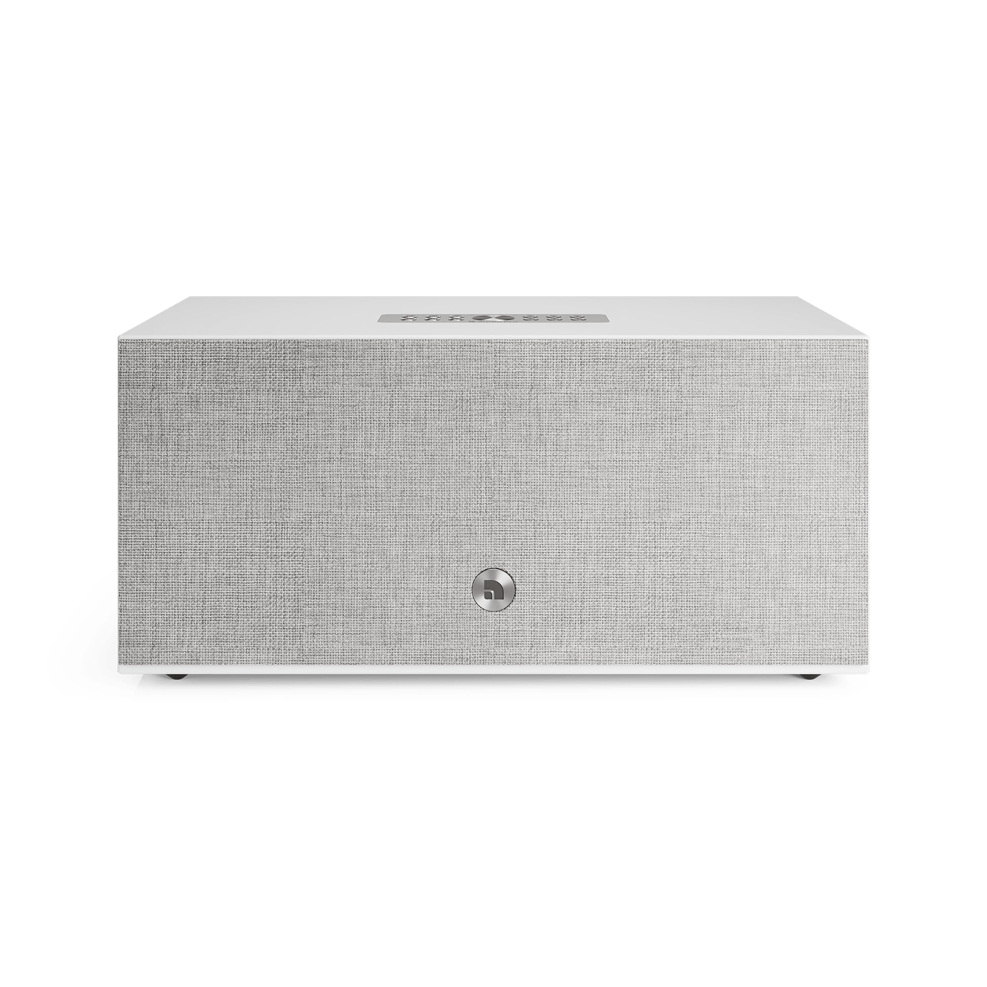 Audio Pro Enceinte stéréo multiroom sans fil C20W 190W Class-D, HDMI ARC, AirPlay 2, Google Cast, Bluetooth 5.0, entrée phono, sortie caisson de basses (blanc)