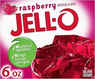 Jell-O Raspberry Gelatin Mix (6 oz Box)