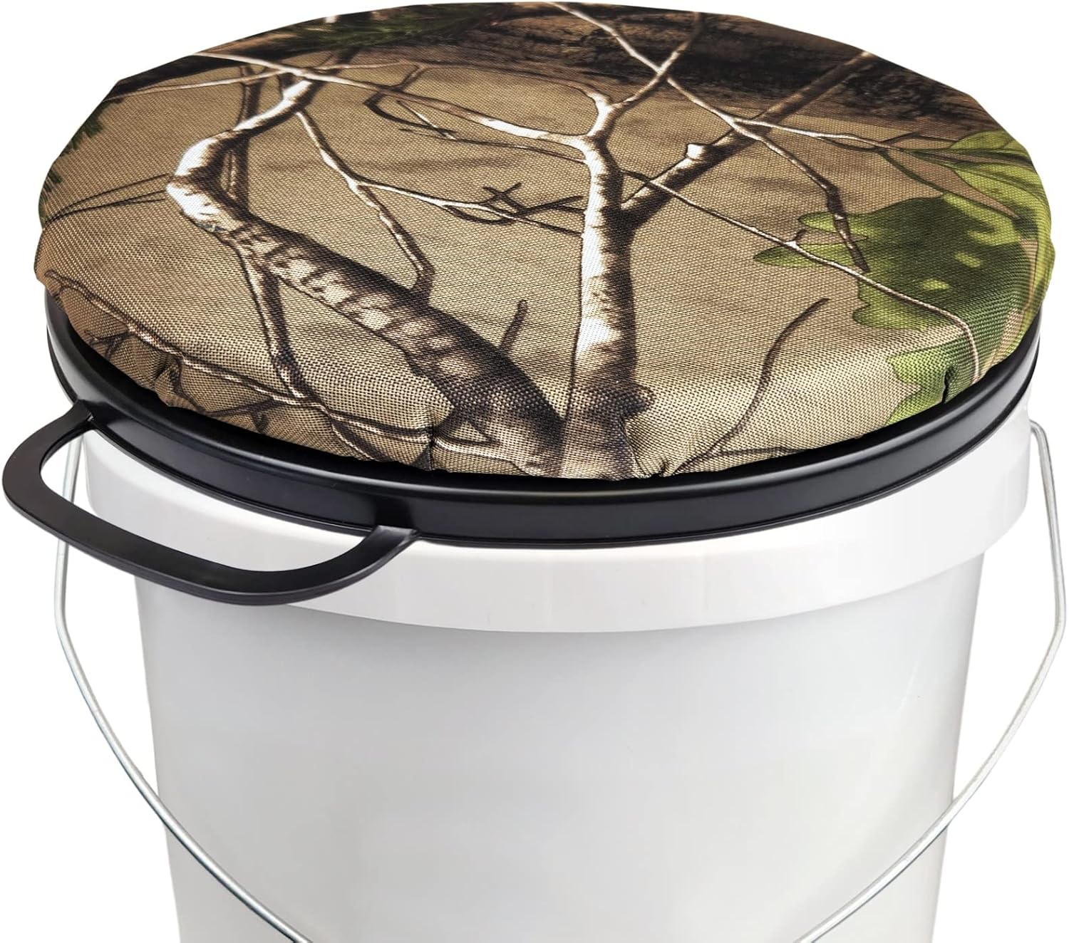 GearHill 5 Gallon Bucket Seat Cushion, 360degree Swivel, Padded with