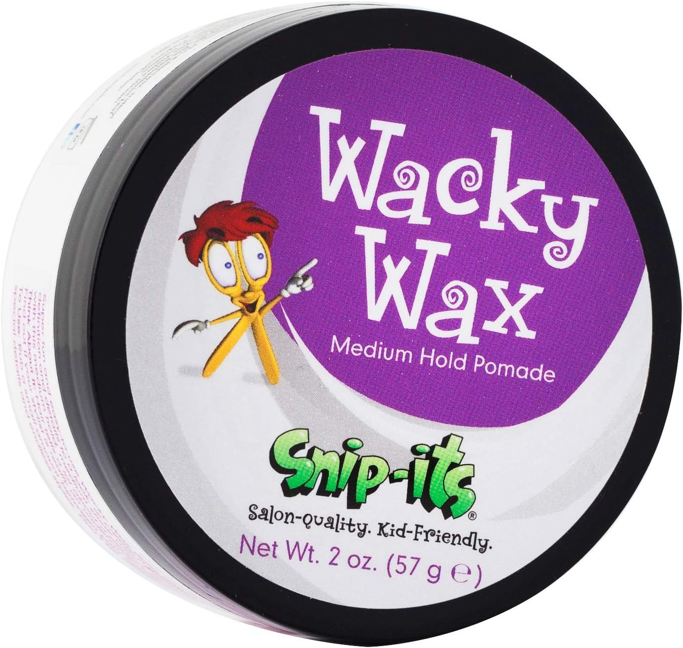 Wacky Wax Medium Hold Pomade, 2oz