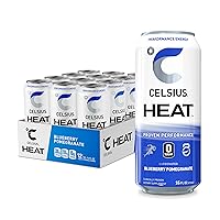 Vista 13 de CELSIUS HEAT - Bebida energética de alto rendimiento, cero azúcar, sabor cereza y lima