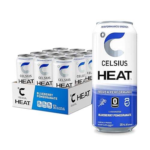 Bebida energética Celcius Heat 12latas de 16onzas 1