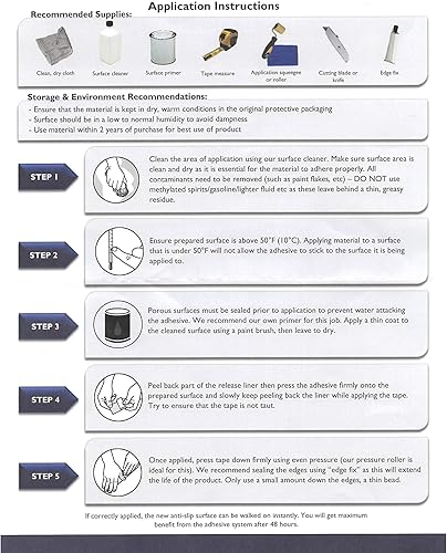 Miniatura 3 de AST-35 Cinta Antideslizante Premium Antideslizante [Colores]: 2 pulg. x 10 pies (Marrón Oscuro)