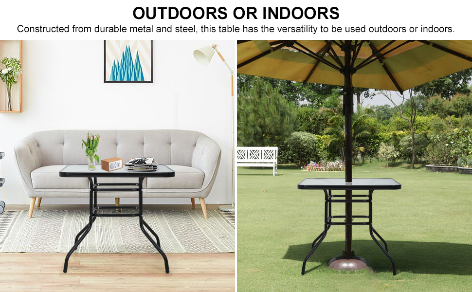glass top replacement patio table with umbrella hole Dlewmsyic 32