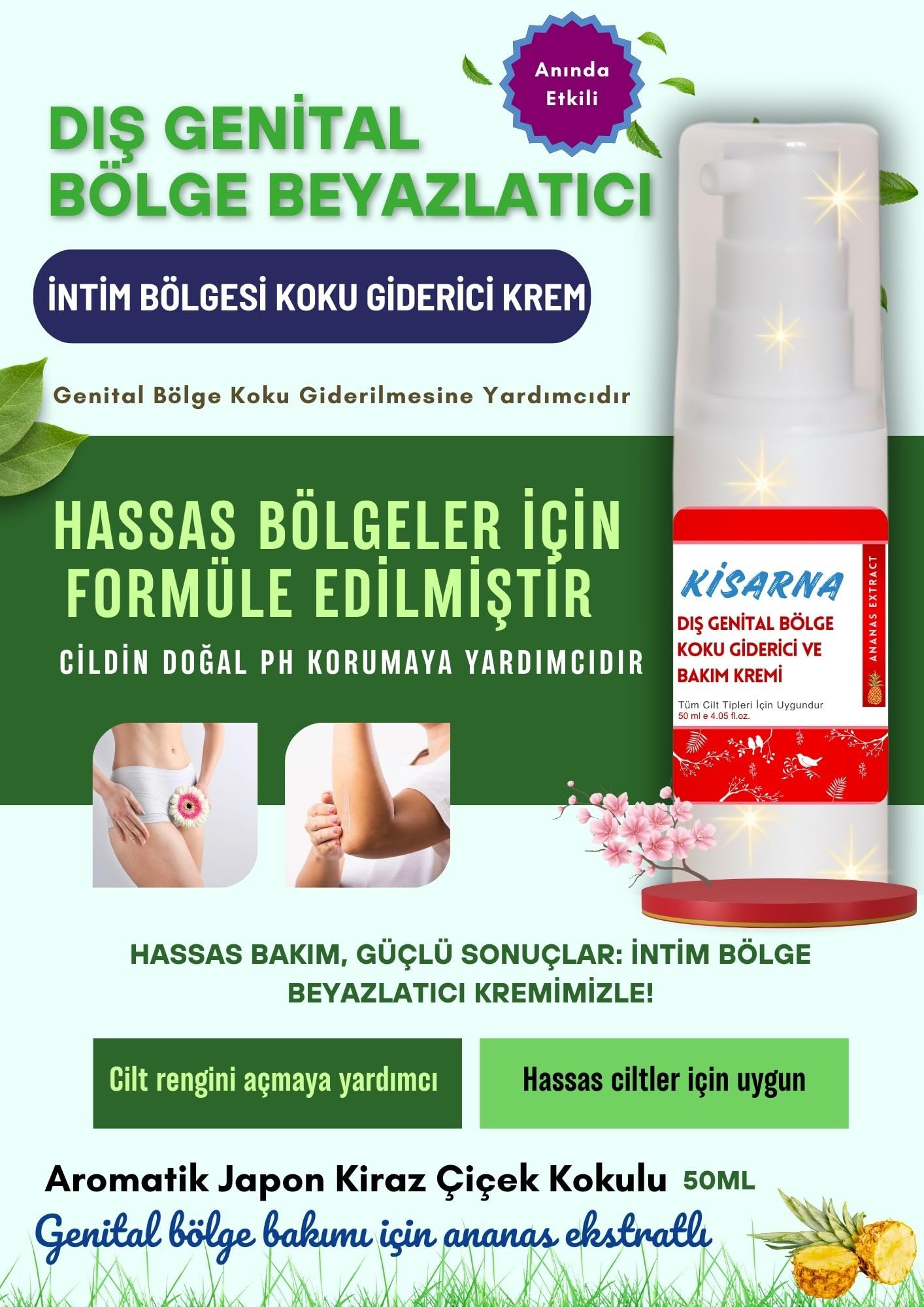 Vajinal Koku Gidermeye Yardımcı Krem