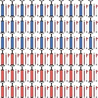 Shihanee 60-Set Bulk Ball Pump Kit with Needles, Nozzles & Hoses - Portable Manual Inflator for Basketball, Soccer, Volleyball & More