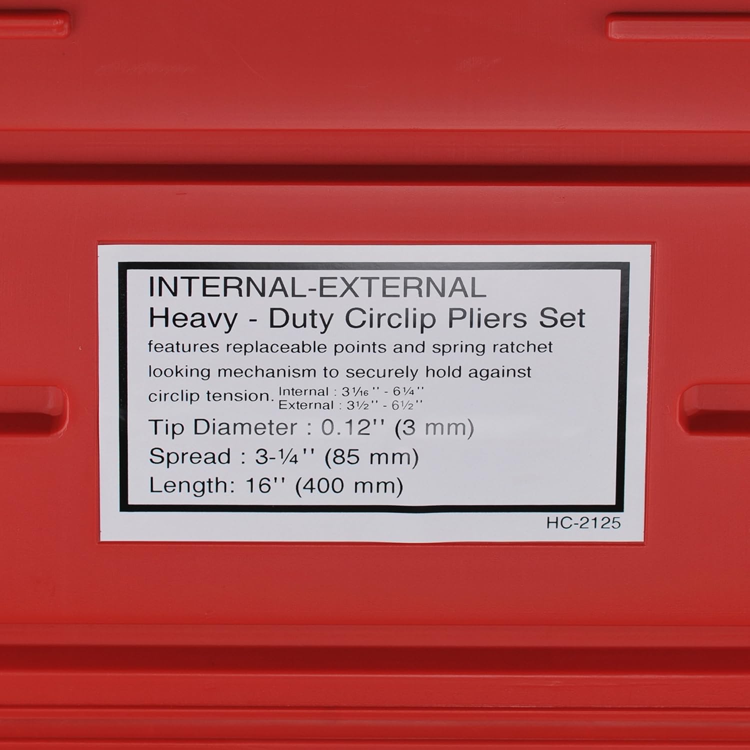 60% оƒƒ Dіѕсоunt Neiko 02130A Heavy Duty 16 Snap Ring Plier Set, 2 Piece, External and Internal Pliers, Straight, 45°, 90° Tips