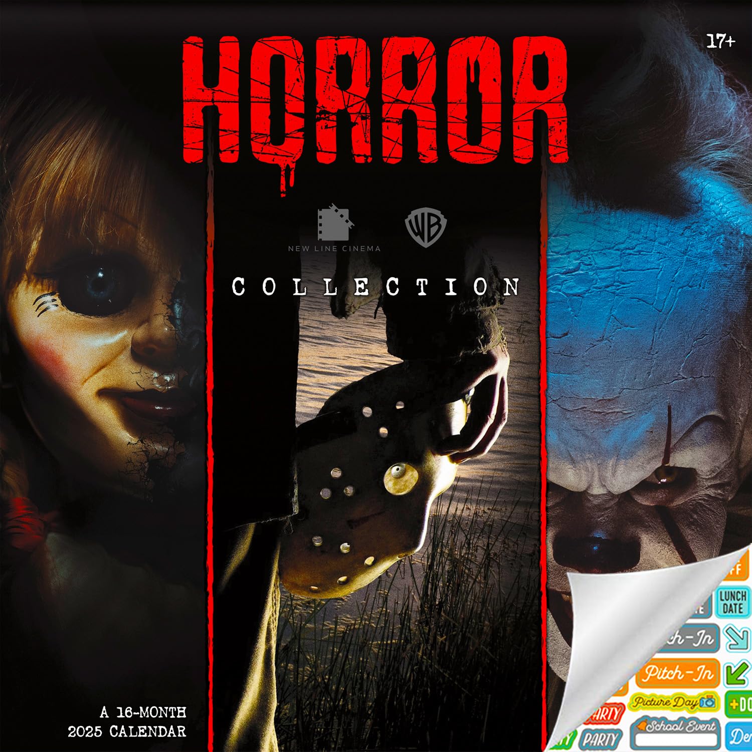 Amazon.com: Classic Horror Movies Calendar 2025 - Deluxe 2025 Horror Mini Calendar Bundle with Over 100 Calendar Stickers (Slasher Gifts, Office Supplies) : Office Products amazon-com-classic-horror-movies-calendar-2025-deluxe-2025-horror-mini-calendar-bundle-with-over-100-calendar-stickers-slasher-gifts-office-supplies-office-products