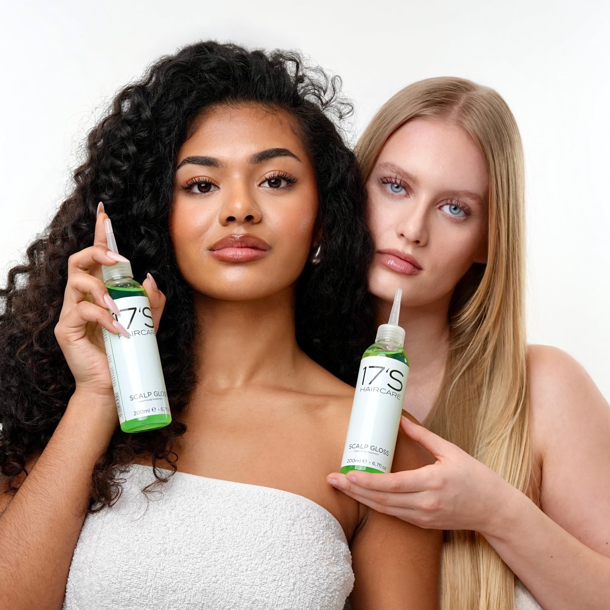 17's HAIRCARE Scalp Gloss - 200ml Pflegendes Kopfhauttonikum mit Biotin, Teebaumöl, Salbeiöl, Kräuterextrakt und Octopyrox. Leave-in Behandlung, Vegan, Octopyrox gegen Schuppen | Biotin, Teebaumöl, Salbeiöl, Octopyrox gegen Schuppen, Vegan