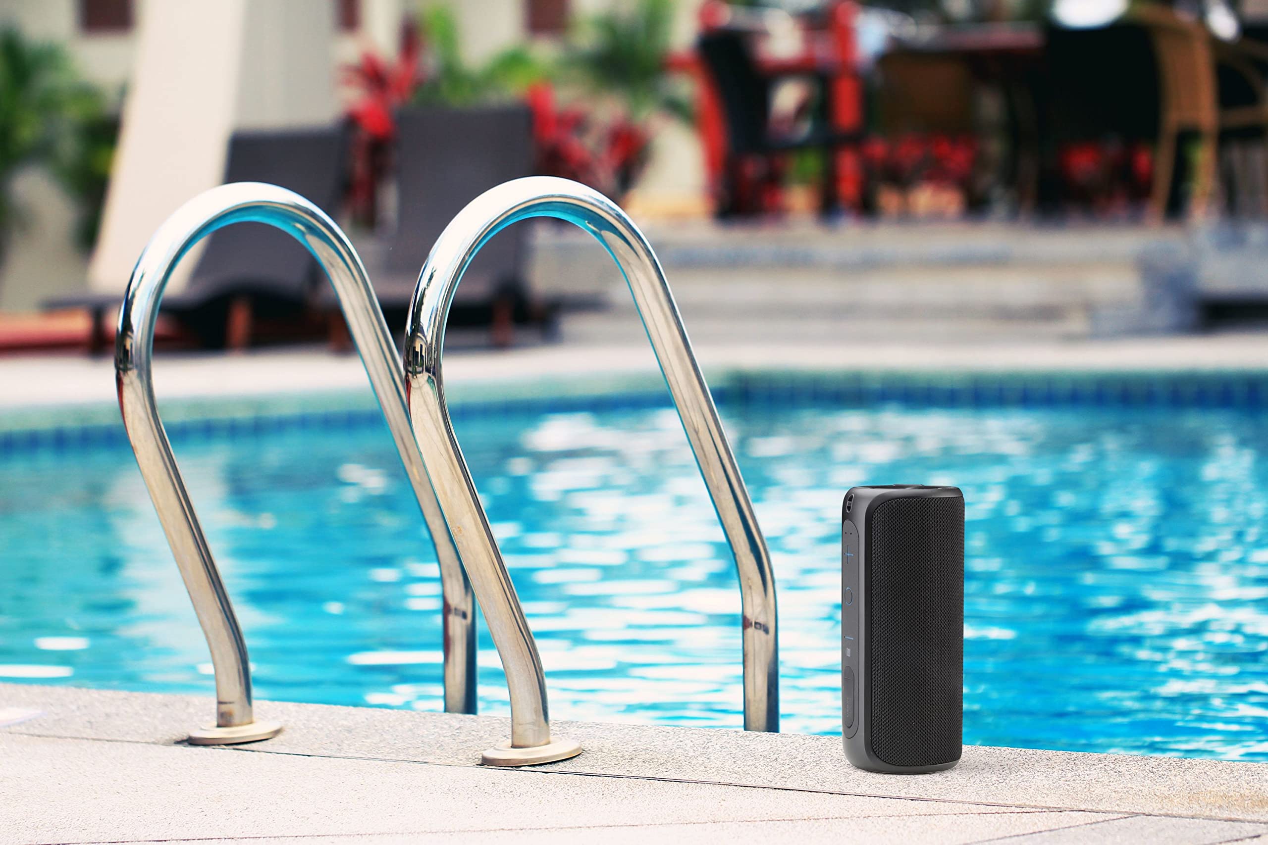 AQL Thunder | Cassa Musica Portatile Bluetooth - Potenza 10W - Play Time 10 Ore - Impermeabile IPX7 - Nero