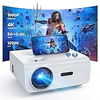 HOPVISION Proiettore, 12000Lumen Proiettore 4K Supportato