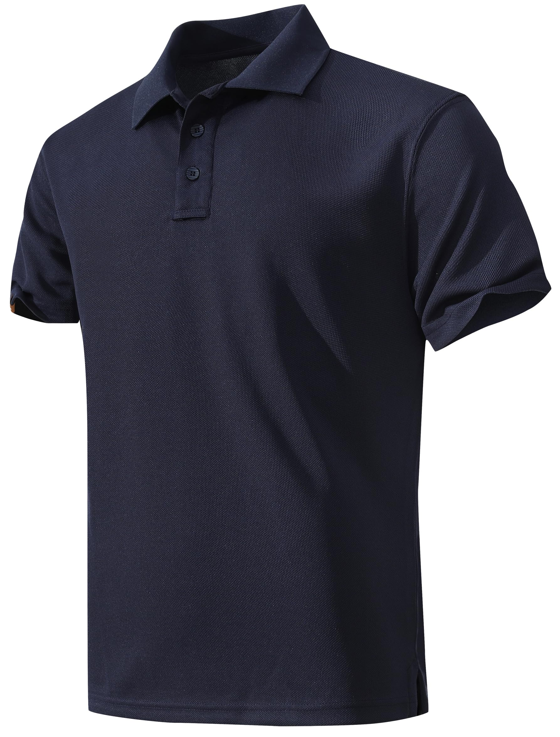 Men's Short Sleeve Collared Performance Polo T-Shirts