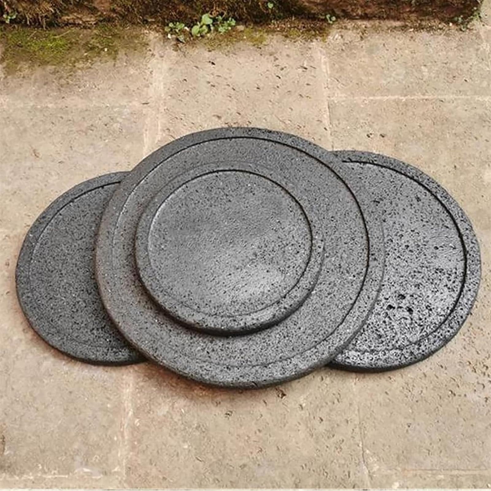 Piedra para asar carne, pescado, verduras y pizza, piedra caliente para horno y barbacoa, perfecta para asar a la mesa