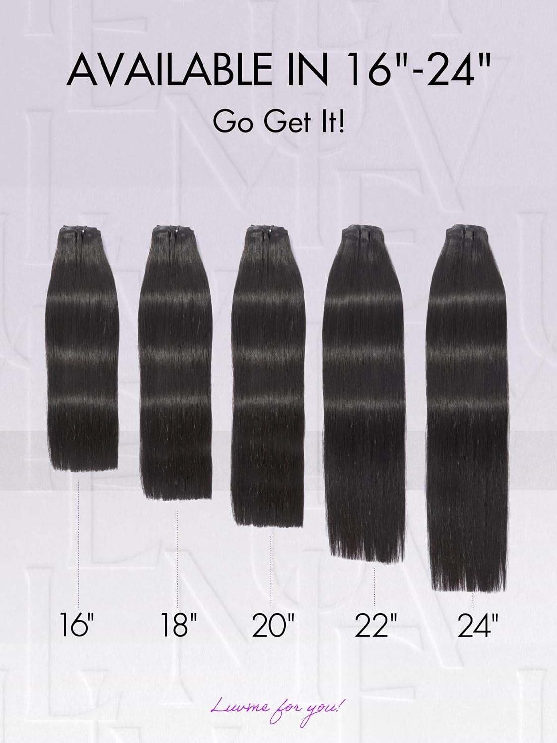 LUVME HAIR Clip in Hair Extensions Real Human Hair Fullness with 1 Pack 135g Silky Straight Thick Natural Black Hair Extensions Clip ins 7pcs 16clips 20 inch Hair